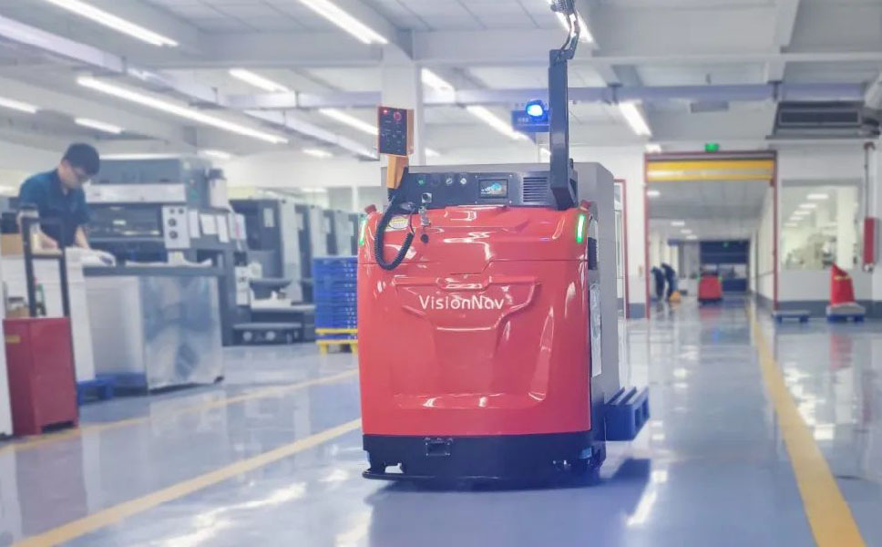 山东无人叉车案例|未来机器人助力印刷制造业实现物流无人化升级